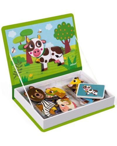 Carte magnetica pentru copii Janod - Animale - 3