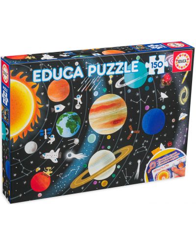 Puzzle pentru copii Educa din 150 de piese - Sistemul solar - 1