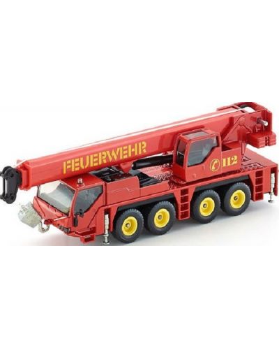 Jucărie Siku - Camion de pompieri cu macara mobilă - 2