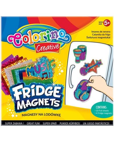 Magneti pentru frigider pentru copii Colorino Creative - sortiment - 2