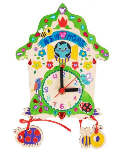 Joc pentru copii Tooky Toy - DIY ceas de perete - 2
