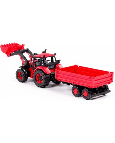 Toy Polesie - Tractor cu lopată și remorcă - 4