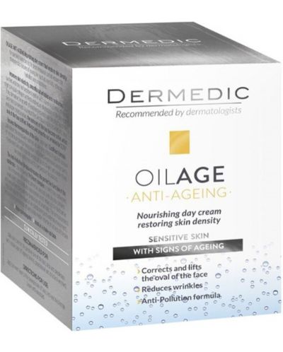 Dermedic Oilage Cremă de zi hrănitoare, restabilind densitatea, 50 g - 3