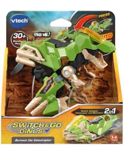 Jucărie pentru copii Vtech - Velociraptorul Burnout - 1