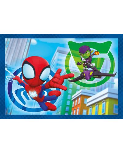 Puzzle pentru copii Clementoni 4 în 1 - Spidey și prietenii săi minunați - 2