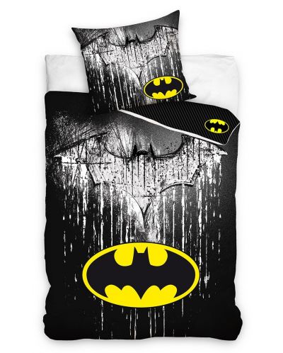 Set de dormit pentru copii Sonne Home - Batman Steel logo, 2 piese - 1