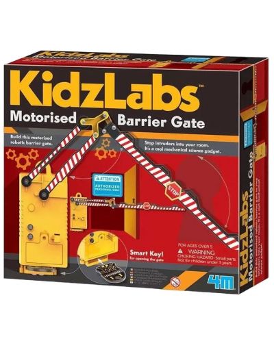 Jucărie de construcție 4M Kidz Labs - Barieră motorizată | Ozone.ro