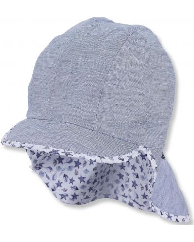 Pălărie de vară pentru copii cu protecție UV 50+ Sterntaler - cu panou din spate, 47 cm, 9-12 luni - 1