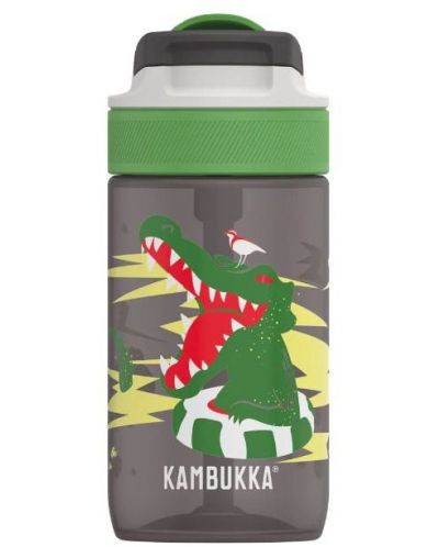 Sticla de apa pentru copii Kambukka Lagoon - Crocodil, 400 ml - 1