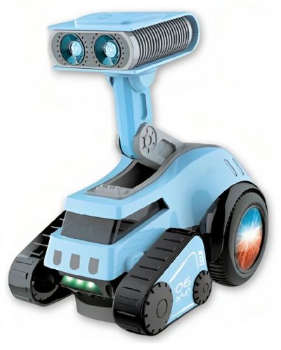Robot pentru copii Sonne - Mona, cu sunet și lumini, albastru - 1