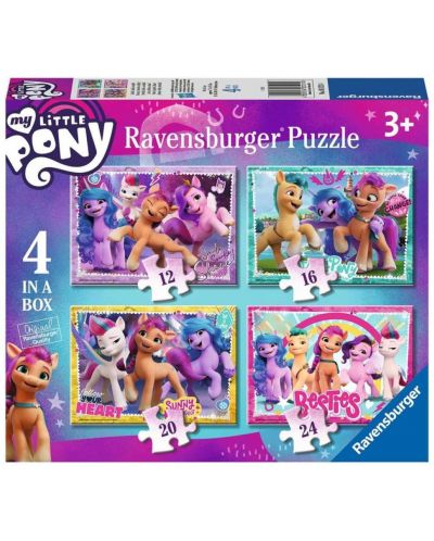 Puzzle pentru copii Ravensburger 4 în 1 - Micul ponei - 1