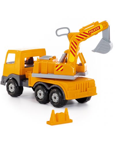 Jucărie pentru copii Polesie Toys - Camion cu buldozer - 1