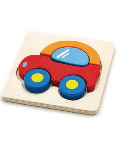 Puzzle pentru copii Viga - Mașină, 5 piese - 2