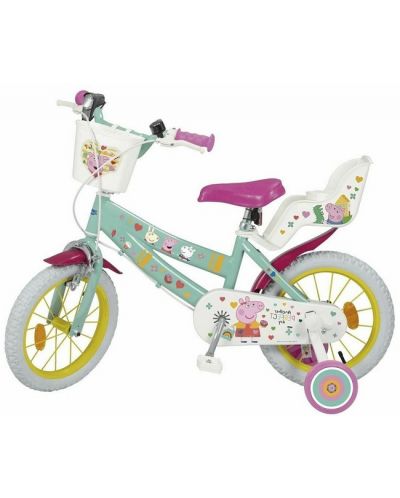 Bicicleta pentru copii Toimsa -  Peppa Pig, 14",  verde - 1