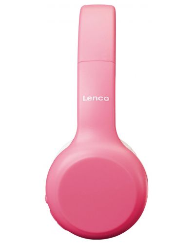 Căști pentru copii cu microfon Lenco - HPB-110PK, wireless, roz - 3
