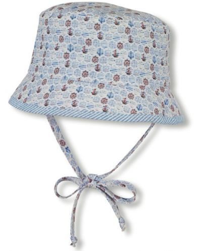 Pălărie de vară pentru copii cu protecție UV 15+ Sterntaler - Cu două fețe, 51 cm, 18-24 luni - 1