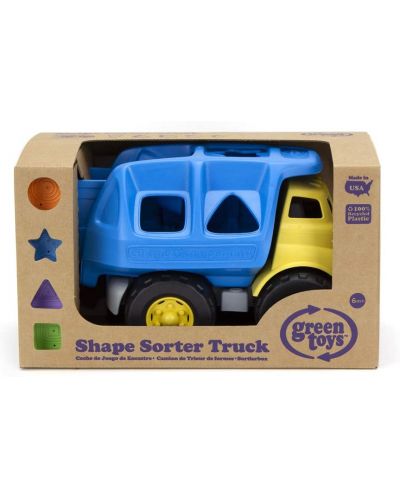 Sortator pentru copii Green Toys - Camion, cu 4 forme - 3