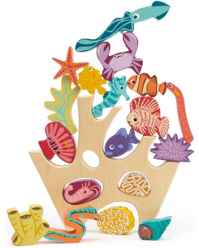 Tender Leaf Toys - Joc de echilibru din lemn Coral Reef - 2