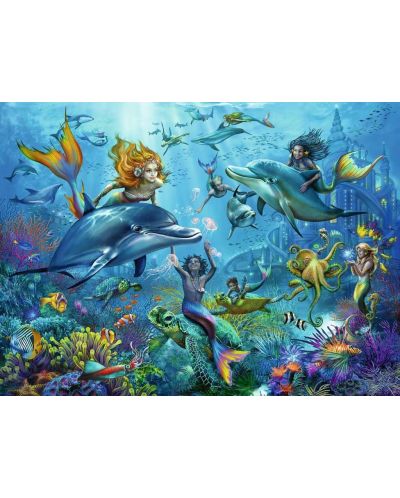 Puzzle pentru copii Ravensburger  din 100 XXL piese - Aventură subacvatică - 2