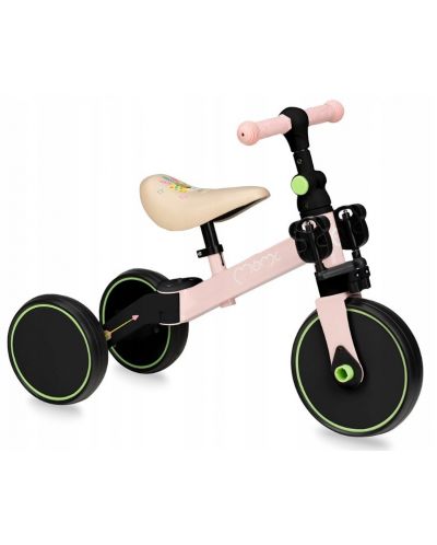 Bicicleta pentru copii 3 în 1 MoMi - Loris, roz - 1