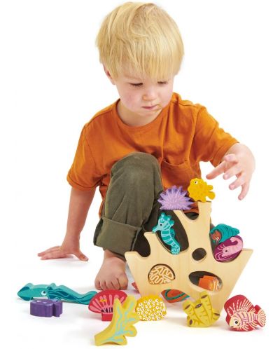 Tender Leaf Toys - Joc de echilibru din lemn Coral Reef - 3