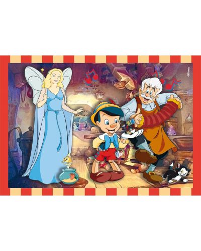 Puzzle pentru copii  Clementoni 4 в 1 - Filme clasice Disney - 2