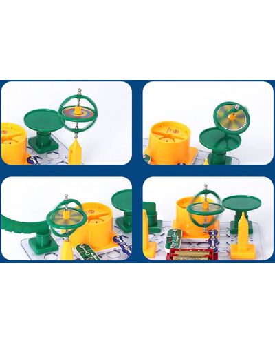 Acool Toy Kit educațional pentru copii - Fă-ți propriul circuit electric cu giroscop - 2