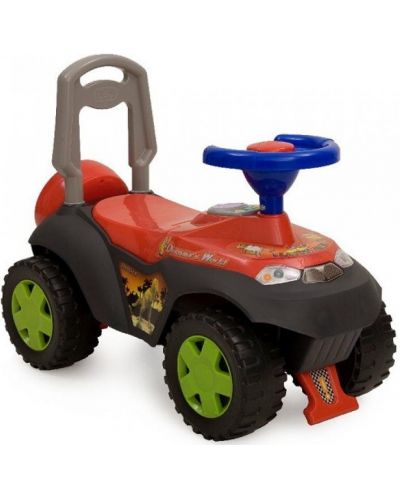 Masina pentru copii Ocie Ride-On - Dino, rosie - 1