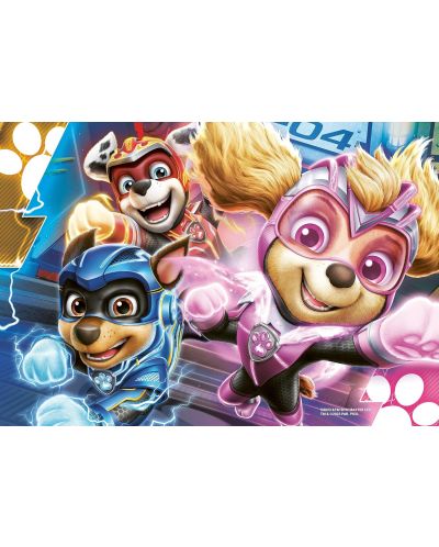 Puzzle pentru copii Ravensburger  din 2 x 12 piese - Paw Patrol:Super film - 2