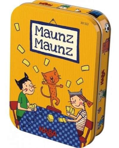 Joc magnetic pentru copii Haba - Pisici nebune, in cutie metalica - 1