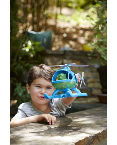 Jucarie pentru copii Green Toys - Elicopter, albastru - 4