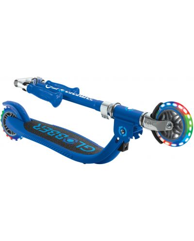 Trotinetă pentru copii  Globber - Flow Foldable Junior Lights, albastru  - 7