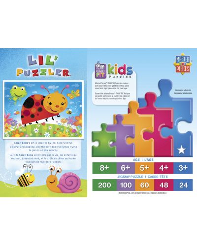 Puzzle pentru copii Master Pieces de 24 piese - Bug buddies - 3