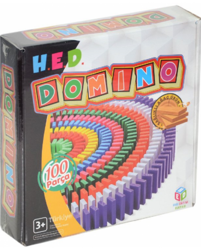 Joc pentru copii H.E.D - Hobby domino, 100 piese - 1