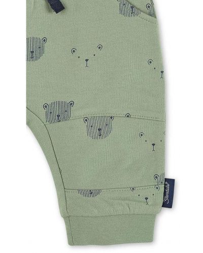 Pantaloni sport pentru copii Sterntaler - urs, 86 cm, 12-18 luni, verde - 3