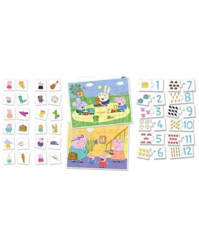 Puzzle și jocuri pentru copii Educa 4 în 1 - Peppa Pig - 2