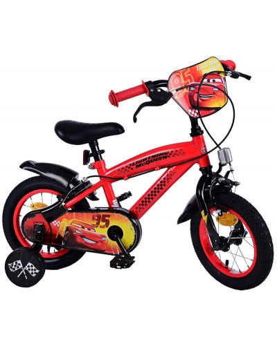 Bicicletă pentru copii cu roți auxiliare  E&L cycles - Disney, Cars 2, 12'' - 2