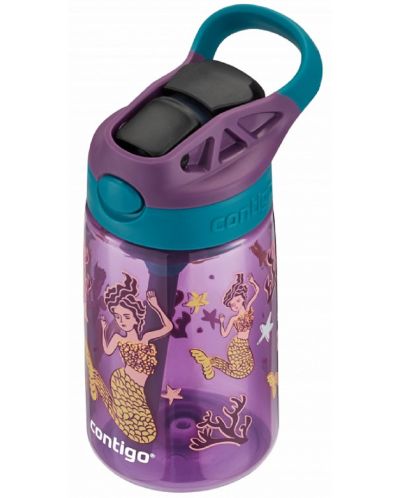 Sticla pentru copii Contigo Cleanable Mermaids - 420 ml, violet - 2
