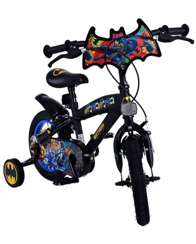 Bicicletă pentru copii cu roți auxiliare  E&L cycles - Batman, 12'' - 3