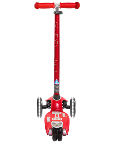 Scooter pentru copii Micro - Maxi Deluxe LED, Red - 4