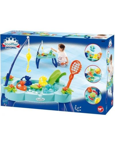Jucarie pentru copii Ecoiffier - Masa pentru pescuit, cu activitati - 2