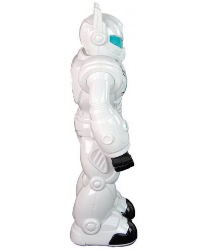 Robot pentru copii Sonne - Exon, cu sunete și lumini, alb - 5