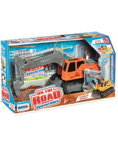 Jucărie RS Toys - Excavator pe șenile cu sunet - 3