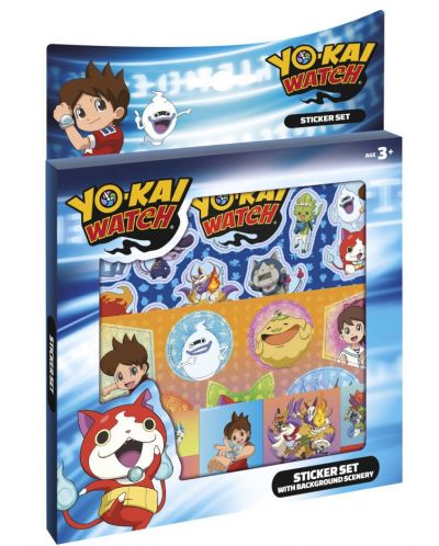 Set creatie Totum Yo-Kai Watch - Decoreaza singur, cu stickere - 2
