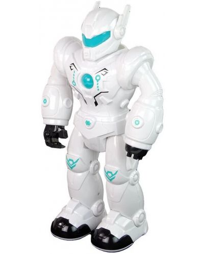 Robot pentru copii Sonne - Exon, cu sunete și lumini, alb - 6