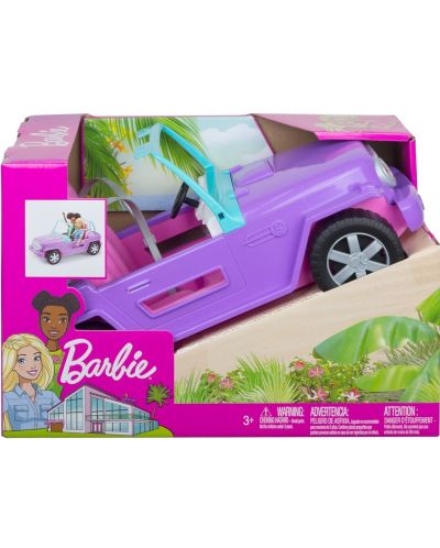 Set de joaca Mattel Barbie - Jeep de vara, fara acoperis - 1