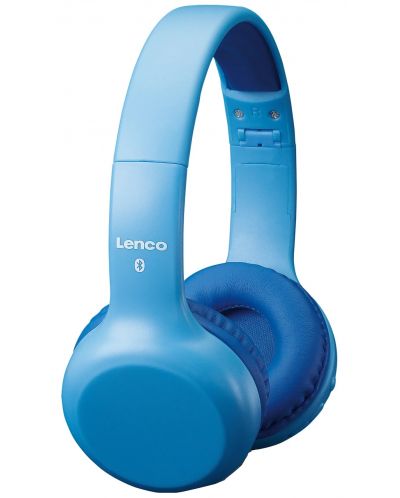 Căști pentru copii cu microfon Lenco - HPB-110BU, wireless, albastru - 5