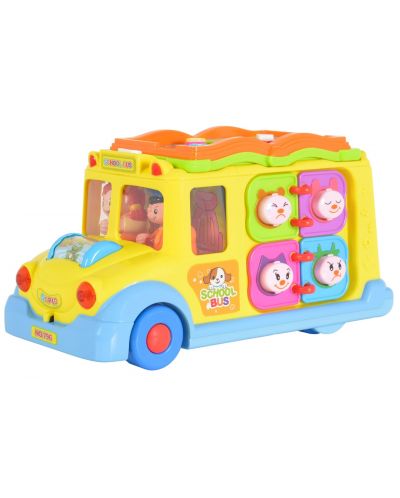 Jucărie muzicală pentru copii  Hola Toys - Autobuz școlar - 5