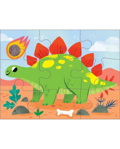 Puzzle pentru copii Mudpuppy 4 în 1 - Prieteni dinozauri - 4