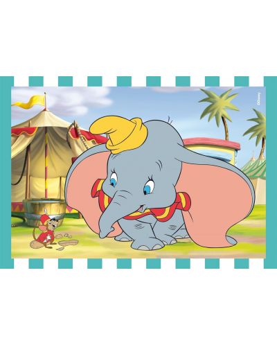 Puzzle pentru copii  Clementoni 4 в 1 - Filme clasice Disney - 5